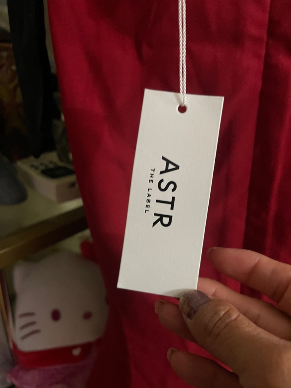 ASTR the Label Ambria Bow Minidress Medium - Picture 9 of 9